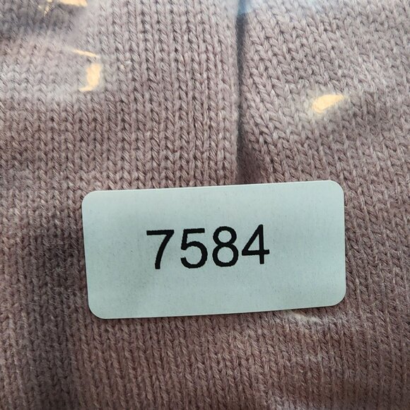 Womens Pink Le Moda Poncho Sweater Pearl Embellished Cowl Neck V Taper One Size - Picture 7 of 7